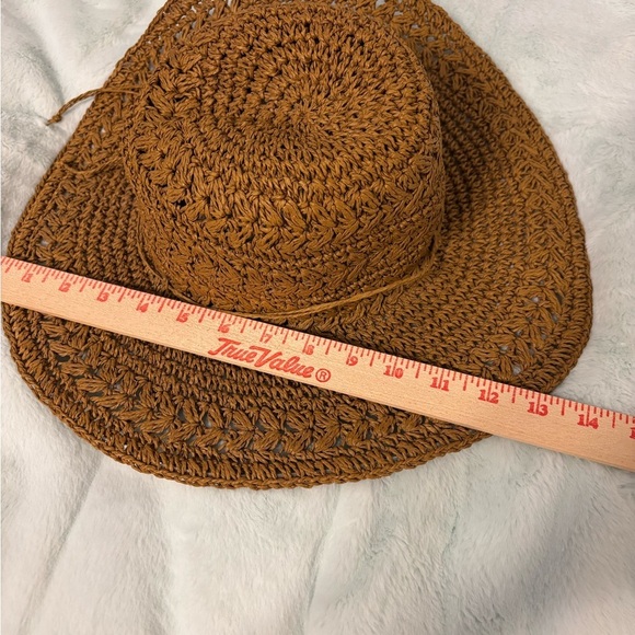 Scala Tan Woven Sun Hat - Picture 4 of 5